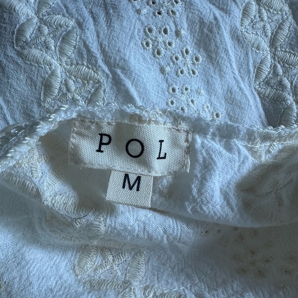 Pol Eyelet Tiered Babydoll Top - Picture 9 of 10